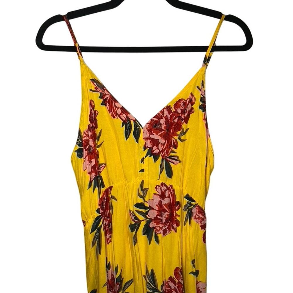 Pacific Vibes - NWT - XL Yellow Floral High-Low Dress
